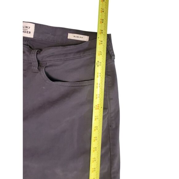 Flint And Tender Mens Denim Jeans Gray Slim Fit Size 33 X 30 - Picture 3 of 7